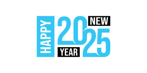 logo 2025 with modrn concept,vector