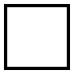Square frames with round corners icon set, Vector graphic design template, simple abstract geometric shapes on a black. Isolated on transparent background. Frames Banner.