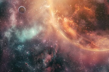 Obraz premium Beautiful Outer Space View