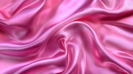 Obraz premium Pink satin fabric background