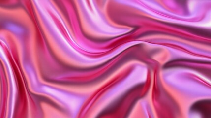 Pink satin fabric background
