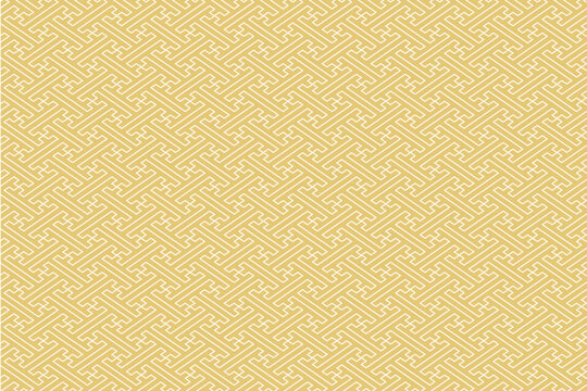 和柄　紗綾形　伝統模様