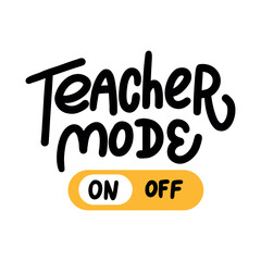 A fun and playful hand-lettered design saying 