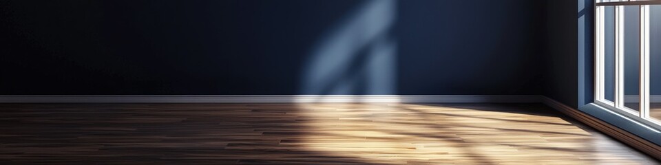 Living room with a cityscape view, featuring a charcoal sofa and ruby red armchair.