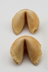 Chinese Fortune Cookies isolated on white