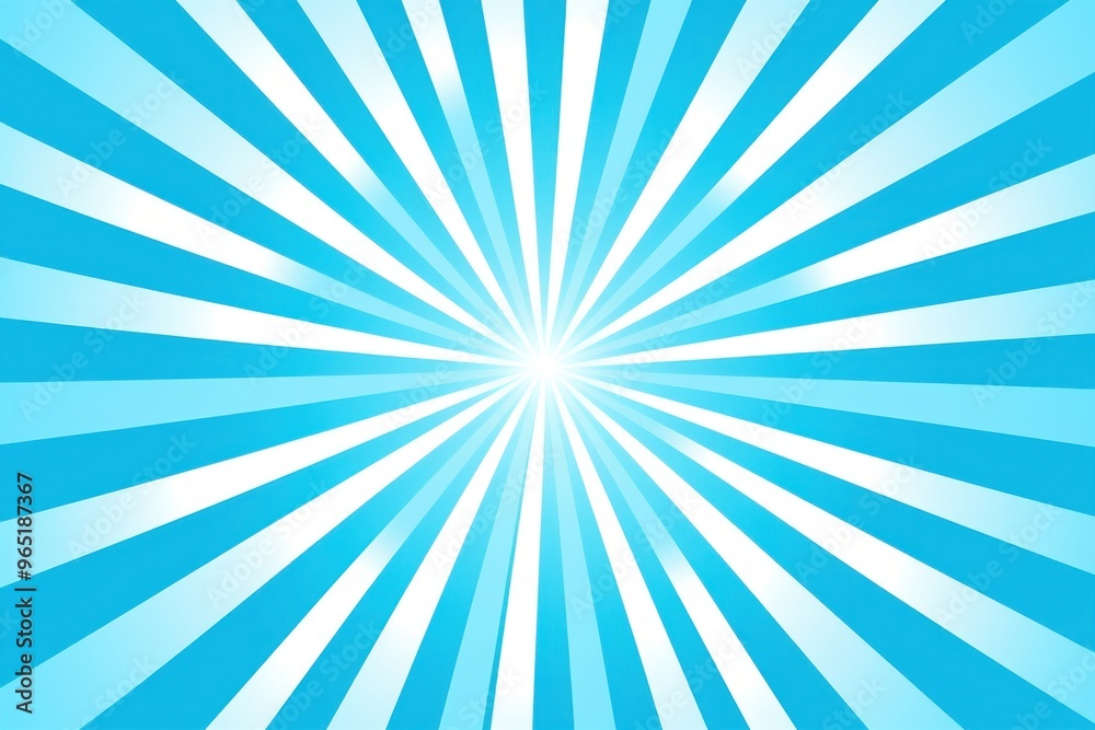 Canvas Prints blue sunburst background backgrounds pattern art.