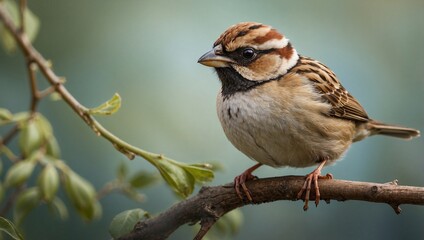 Fototapeta premium female house sparrow