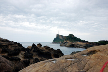대만 타이베이 예류지질공원 풍경