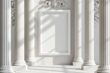 Indoors window lamp interior design.