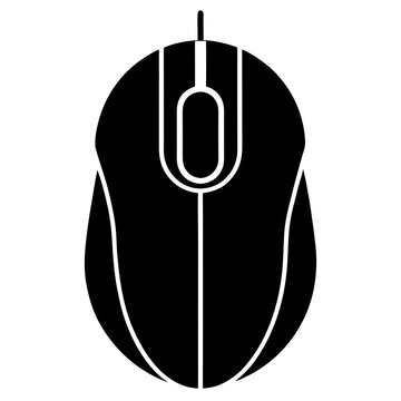 recommend clip art: computer mouse silhouette vector. illustration 