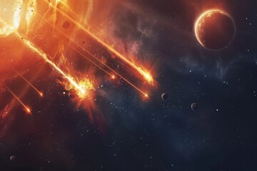 Obraz premium Beautiful Outer Space View