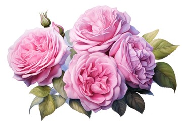 Fototapeta premium Rose flower plant inflorescence.