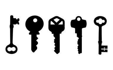 Key vector Image set, key png image set, editable key image set