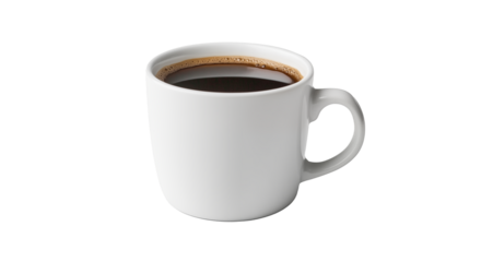 cup of coffee on transparent background
