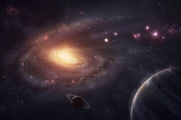 Obraz premium Beautiful Outer Space View