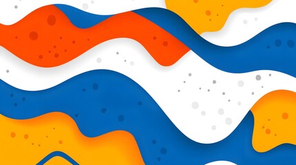 Abstract Colorful Waves Background Design