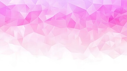 Obraz premium Abstract Pink and White Geometric Low Poly Background