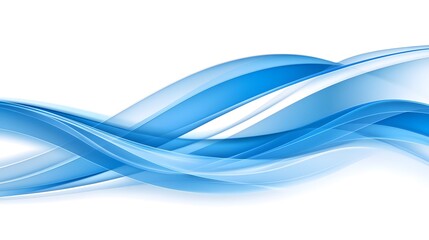 Fototapeta premium Abstract Blue Wave Background Design