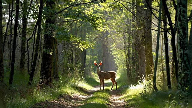 deer in the forest