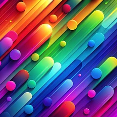 Gradiant Colorful Backgound. Ai Generated