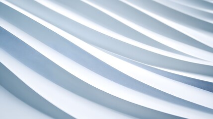 Obraz premium Abstract White Curved Lines Background