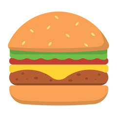 Indulgent and Juicy Cheeseburger topped generously with Fresh Toppings and served on a Golden Bun