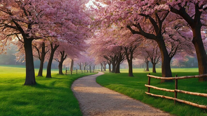 Naklejka premium beautiful natural scenery background