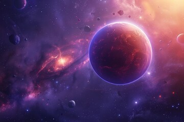 Obraz premium Beautiful Outer Space View