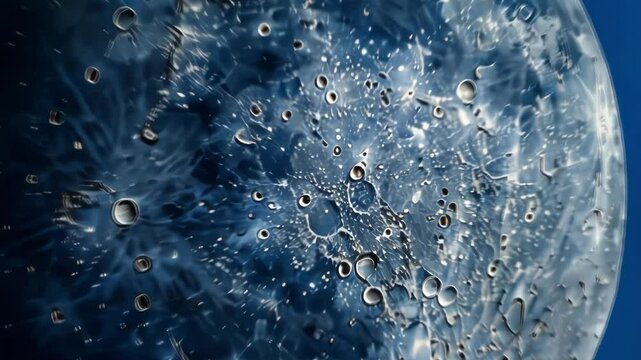 Detailed View Moon Close-Up Lunar Surface Moon Craters Moon Texture Space Exploration Moon Surface Detailed Lunar Landscape Close Moon Shot Moon Photography