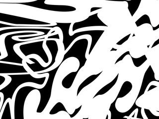 Modern monochrome seamless camouflage pattern. Scribble pattern. Vector background illustration for web, fashion, surface design, etc.