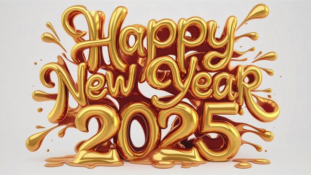 Happy New Year 2025 Background Design