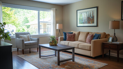 living room interior, modern living room interior