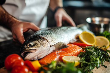 Art of Fish Cutting: Still Life in the Kitchen"