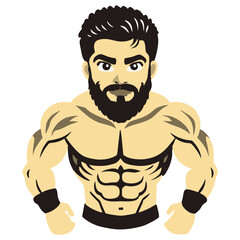 Fototapeta premium Fitness and Gym Training VECTOR ART