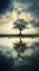 Nature tree landscape outdoors.