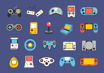 Video Game Console Element Set