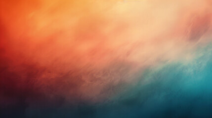 Naklejka premium Abstract sunlight on water surface. Vibrant sunset sky with colorful clouds 