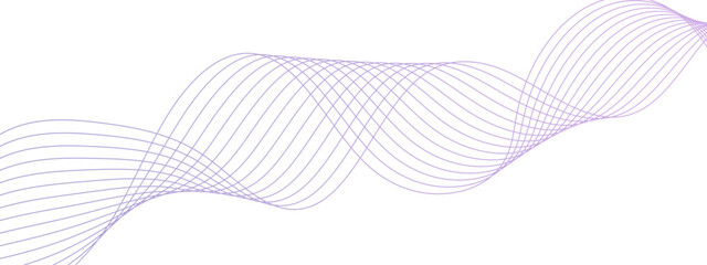 Abstract colorful modern Curved wavy lines tech futuristic Colorful glowing frequency sound wave technology. Business curve lines in transparent background. 
