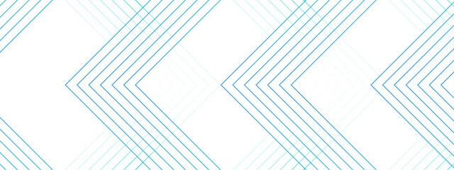 White and blue modern minimalistic geometric blueprint background& bright lines. Modern Minimalist Design with Gradient Line Art. Technology concept geometric line background.