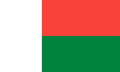 Madagascar flag national material design