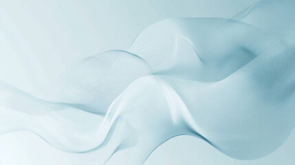 Obraz premium Wave Soft blue light color background