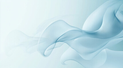 Fototapeta premium Wave Soft blue light color background