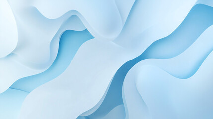 Obraz premium Wave Soft blue light color background