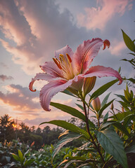 Pink Lily Flowers
