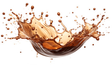 coffee splash. brown coffee splash cut out.