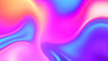 Fluid colors Abstract hologram gradient background 