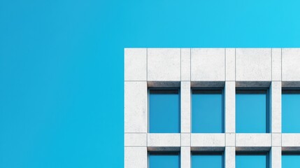 Abstract Bonelike Support Structures in Modern Architecture - Detailed Design Reference with Copyspace for Text in 8K High Detail