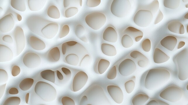 Innovative Bone-Inspired Materials in Manufacturing: Detailed Design Study with Technological Reference in 8K High Detail, Copy Space Available.