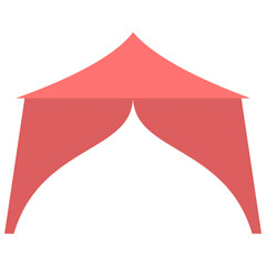 Obraz premium Tent Event Illustration