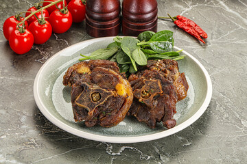 Grilled Lamb neck with spices